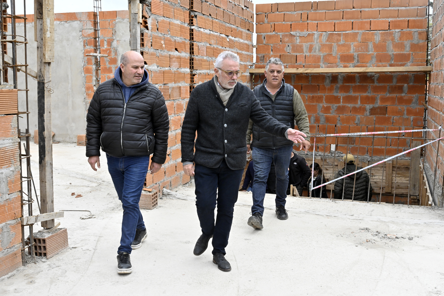 Julio Zamora supervisó la construcción del nuevo edificio de la ES N° 47 de Benavídez