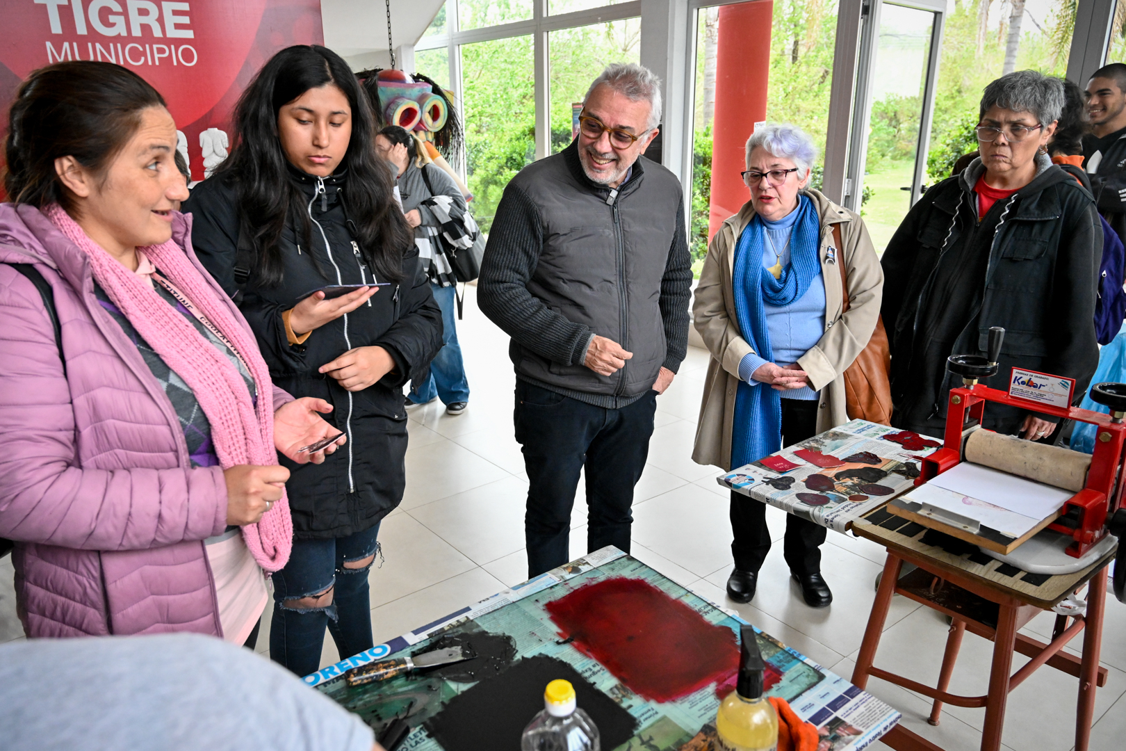 Julio Zamora participó del cierre de la Semana de las Artes organizada por el Municipio de Tigre y la UNA