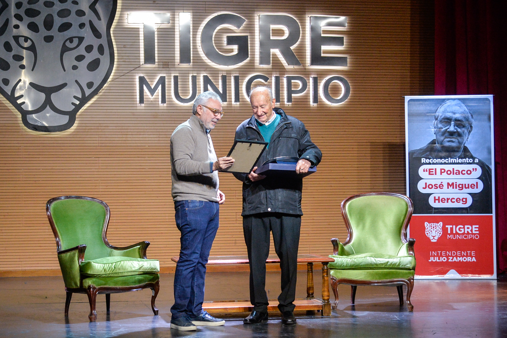 El Municipio de Tigre distinguió a José Miguel “Polaco” Herceg como Personalidad Destacada del Deporte