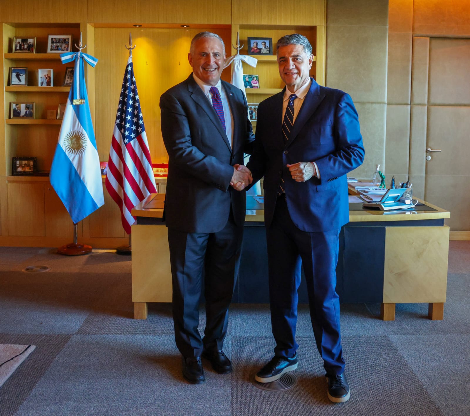 Jorge Macri recibió al embajador de los Estados Unidos en Argentina, Marc Stanley, «para afianzar el vínculo en beneficio de los porteños»