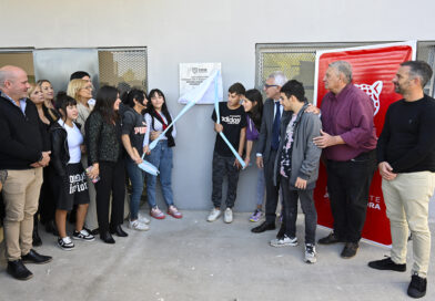 Julio Zamora inauguró la puesta en valor de la Escuela Secundaria N° 39 de Rincón de Milberg