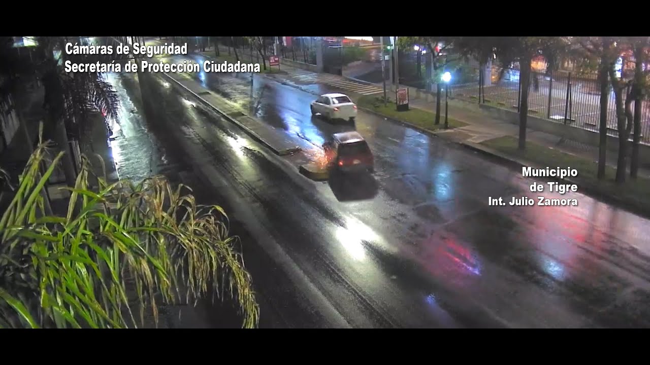 Las cámaras del COT registraron un impactante accidente de tránsito en Don Torcuato