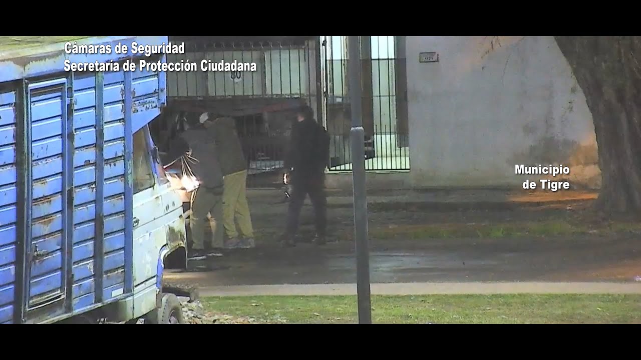 Robaron el parabrisas de una camioneta en Troncos del Talar y fueron aprehendidos por el COT