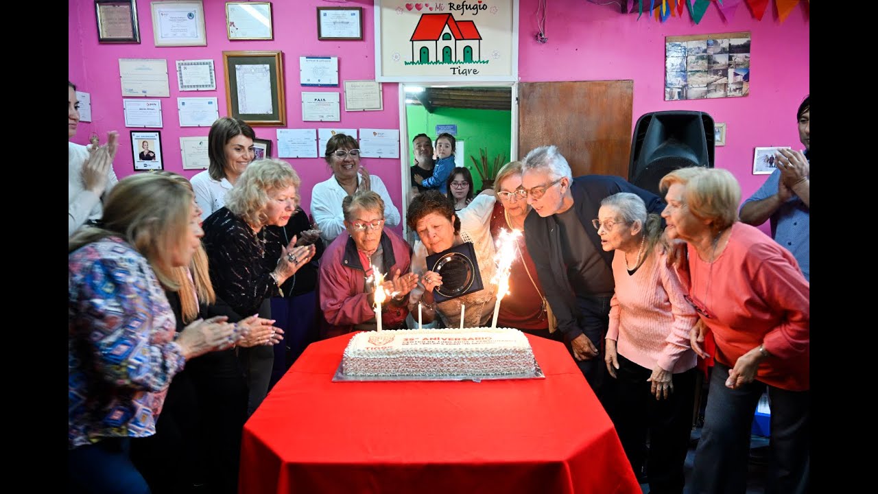 Julio Zamora acompañó el 35° aniversario del Centro de Jubilados y Pensionados «Mi Refugio» en El Talar