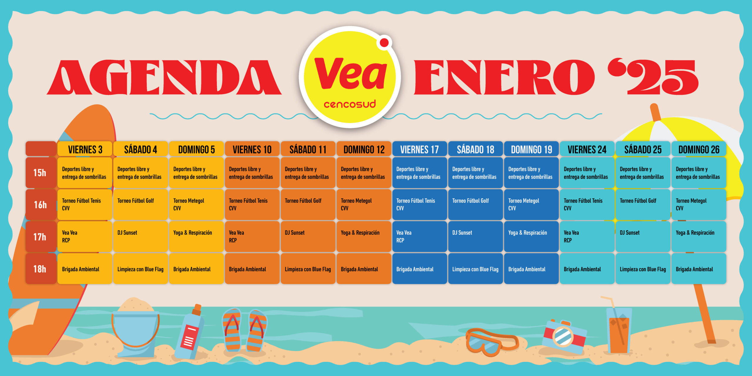Viví el verano con Vea: diversión y actividades para toda la familia