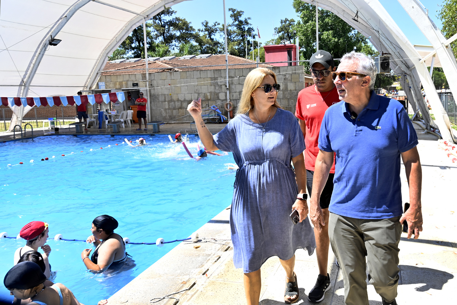 En Don Torcuato, Julio Zamora visitó una nueva jornada del programa Colonia de Verano del Municipio de Tigre