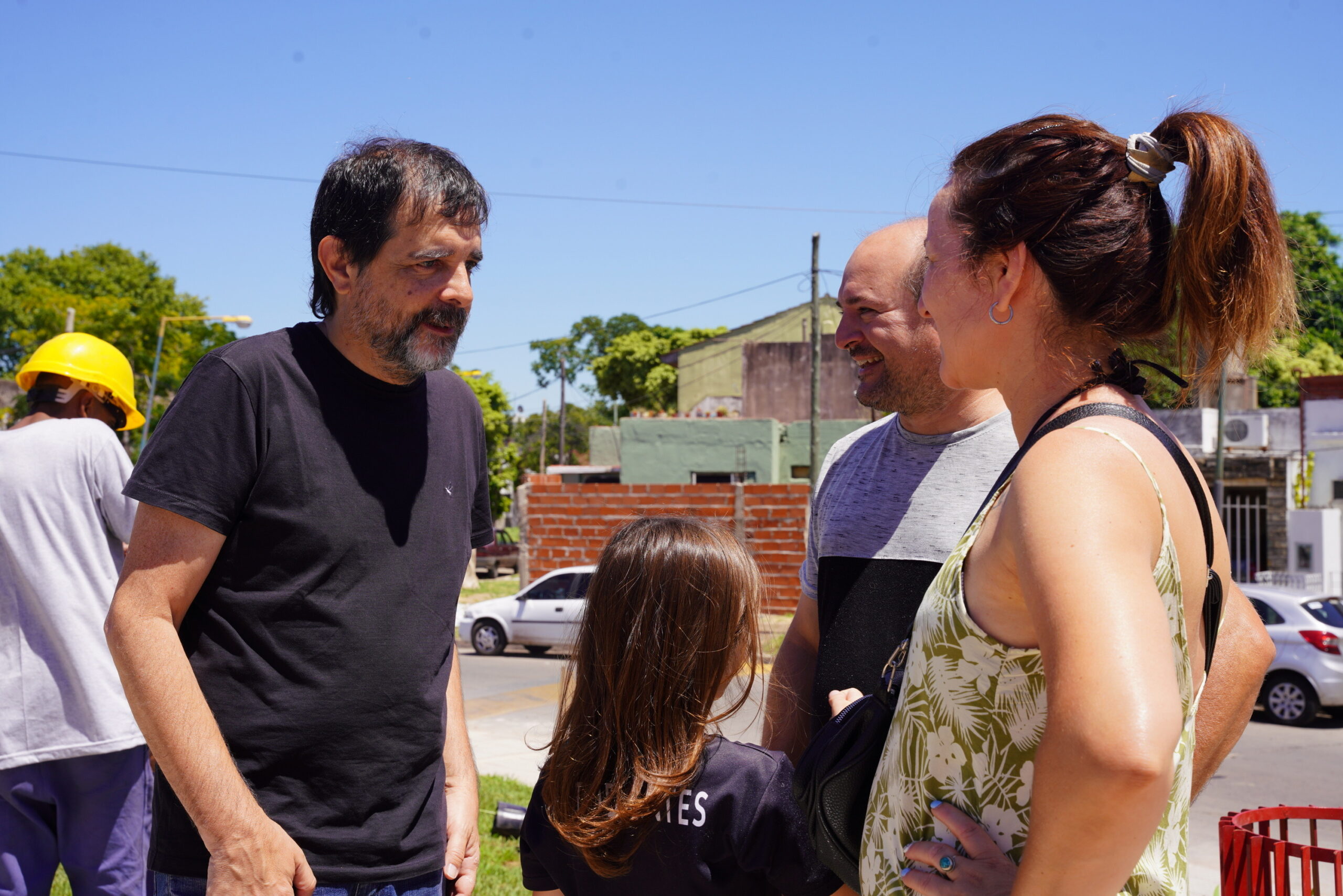 Fernando Moreira inauguró la nueva Plaza de las Infancias en Villa Lynch