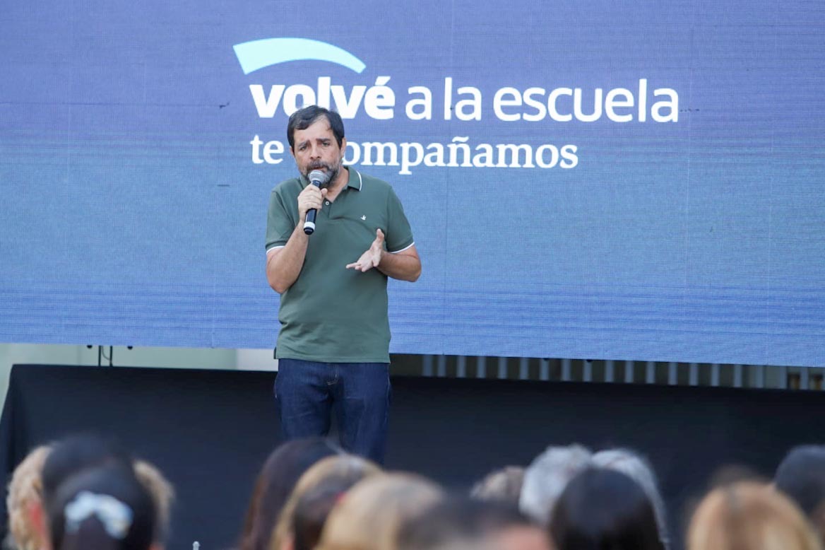 Fernando Moreira lanzó una nueva edición de Volvé a la Escuela