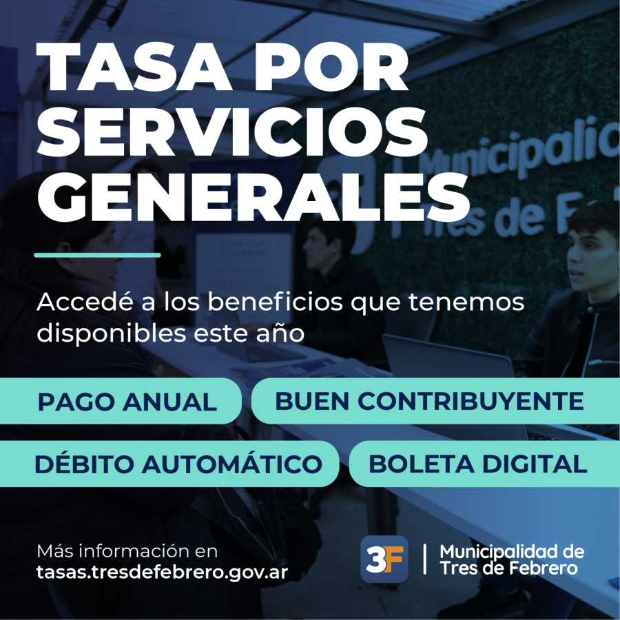 Conocé los beneficios en la Tasa por Servicios Generales 2025