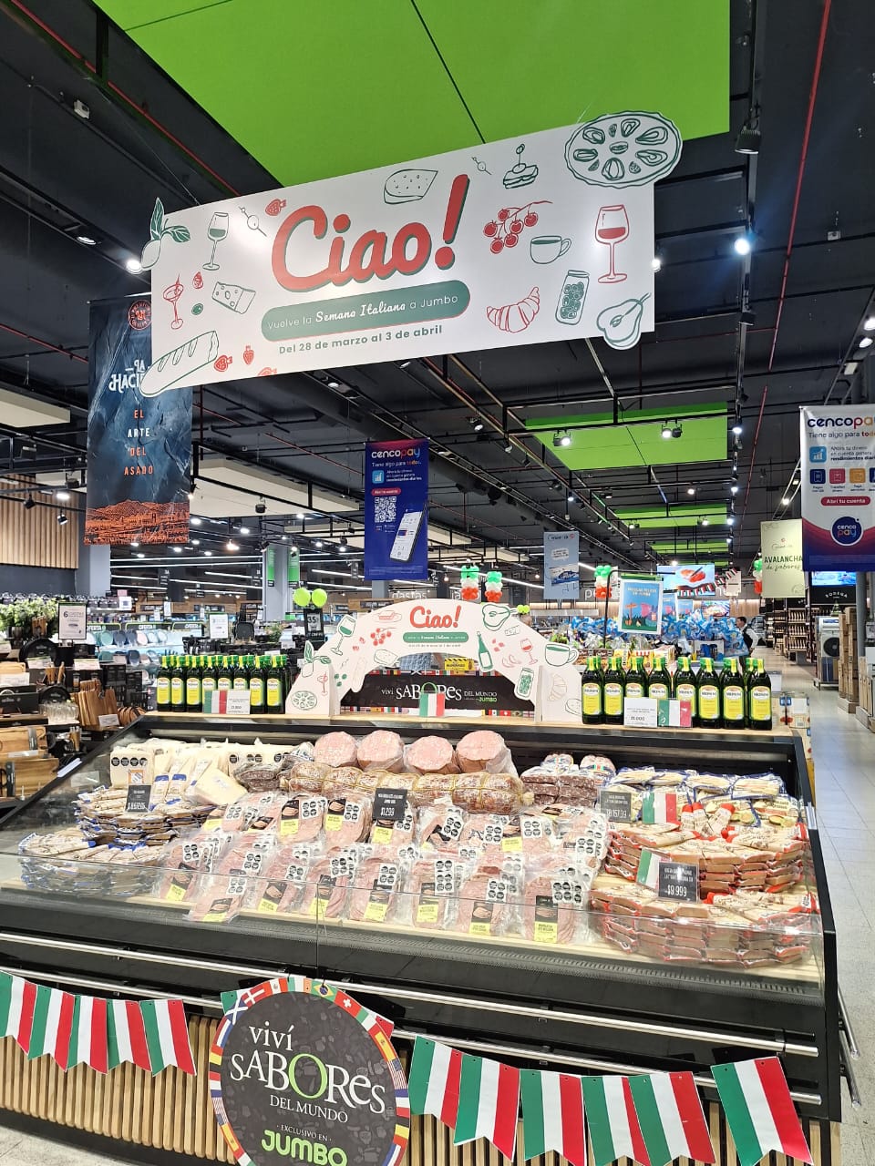 Vuelve la Semana Italiana a Jumbo: platos típicos, música y tradiciones únicas