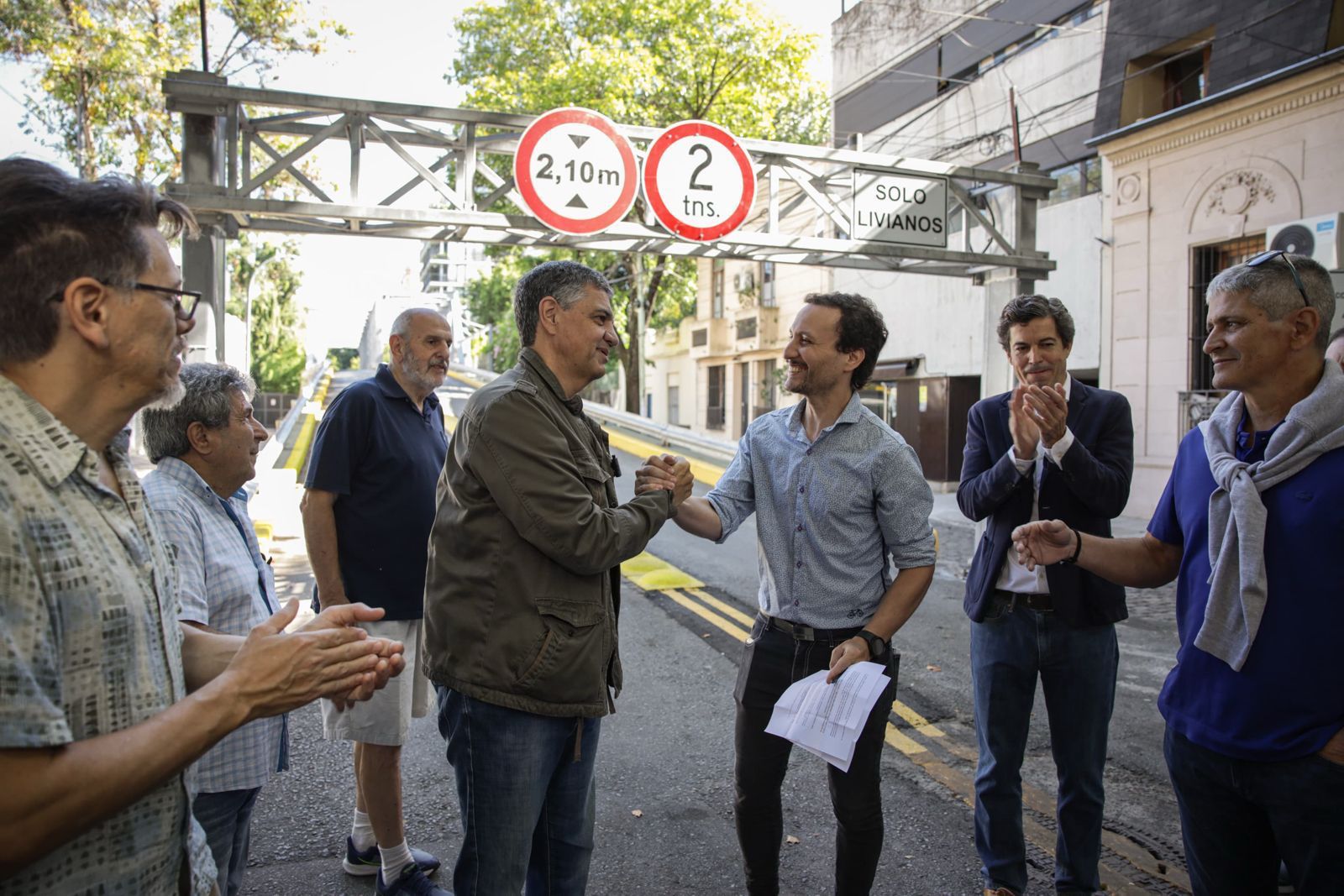 Conectividad urbana: Jorge Macri reabre el Puente Ciudad de la Paz tras las obras