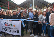 En Escobar, Katopodis inauguró renovación integral de la Feria de La Familia