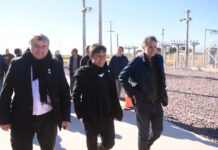 Kicillof inauguró la nueva Estación Transformadora de Quenumá