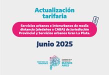 Actualización tarifaria de transporte público de pasajeros