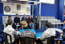 Jorge Macri, con el equipo de Futsal que representará a la Argentina en la Copa Libertadores desde el domingo