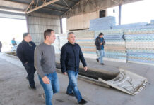 Temporal: Larroque visitó Campana y recorrió barrios afectados