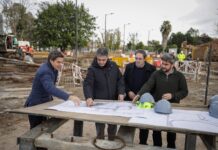 Avanza en Núñez la obra de ampliación y renovación del Puente Labruna que beneficiará a más de 350 mil personas