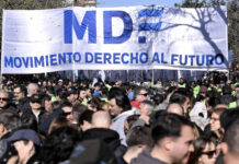 Kicillof participó de la marcha en apoyo a Cristina Fernández de Kirchner