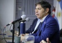 Kicillof dio inicio a la última jornada de un seminario internacional de seguridad