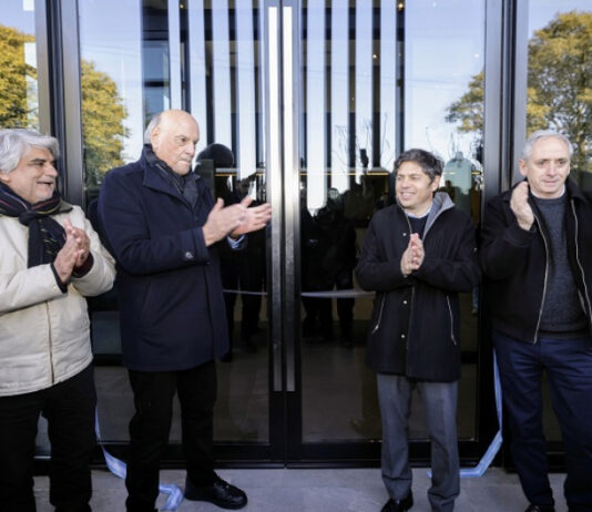 Kicillof participó de la inauguración del nuevo hotel de UTEDYC