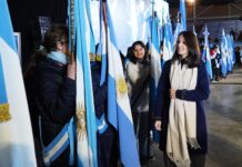 Más de 1500 chicos de Vicente López realizaron la promesa de lealtad a la bandera en Tecnópolis