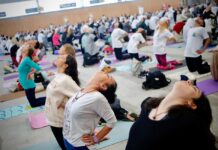 El Parque Olímpico celebró el Día Internacional del Yoga