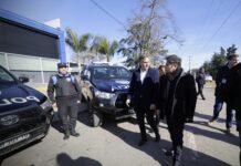 Kicillof inauguró una base de la Fuerza Barrial de Aproximación