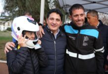 Marinucci reforzó la política de inclusión y seguridad vial con entrega de cascos, bicicletas y Pases Libres en Tres Lomas