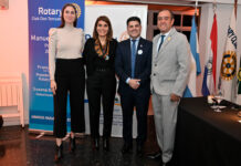 En compañía de autoridades municipales, el Rotary Club de Don Torcuato formalizó el cambio de sus autoridades