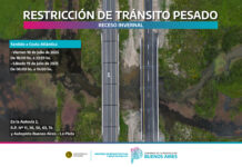 Restricción de tránsito pesado por el inicio del Receso Invernal