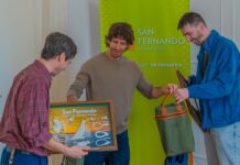 Juan y Eva Andreotti recibieron a investigadores sanfernandinos de la histórica expedición del CONICET
