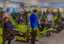 Juan Andreotti presentó la ampliación y renovación del Gimnasio de musculación del Poli N°3