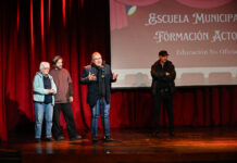 Junto a Álvaro Navia, Julio Zamora presentó la apertura de la Escuela de Formación Actoral del Municipio de Tigre