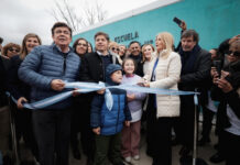 Kicillof: «Milei vino un rato a sacarse una foto, pero no se anima a caminar los barrios de La Matanza»