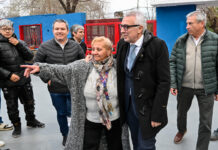 El intendente Julio Zamora recorrió la renovación edilicia del Club Unión y Fuerza Tigre Junior de Don Torcuato