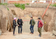 En Mercedes Katopodis superviso las obras en el Paseo Ribereño