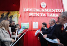 Kicillof y Secco inauguraron el nuevo cuartel de Bomberos Voluntarios de Punta Lara