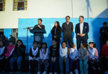 Kicillof inauguró las obras de ampliación de la Escuela Secundaria N° 50