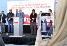 Junto a la comunidad educativa, Julio Zamora inauguró la Escuela Secundaria N°47 de Benavídez