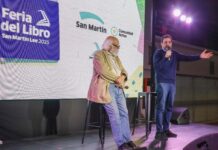 Fernando Moreira inauguró la 4° edición de la Feria del Libro San Martín Lee