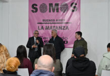 Julio Zamora acompañó la presentación de los candidatos a concejales de «Somos Buenos Aires» para La Matanza