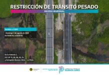 Restricción de tránsito pesado por Receso Invernal