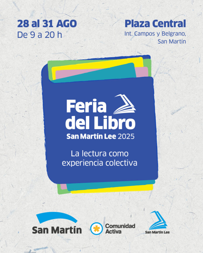 San Martín celebra la cuarta edición de la Feria del Libro local