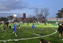 San Isidro inauguró una cancha de fútbol 11 de césped sintético en el Campo de Deportes de Beccar