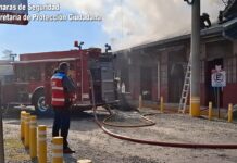 El rápido accionar del Sistema de Protección Ciudadana permitió sofocar un incendio en el Puerto de Frutos