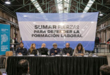 La formación laboral surge del esfuerzo de Provincia, universidades y sindicatos