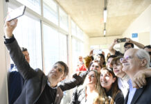 Kicillof inauguró la Escuela Secundaria N°58 en San Martín