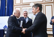 Kicillof participó de un acto en reconocimiento a los jueces que juzgaron a las juntas militares