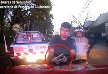 Tres individuos circulaban armados a bordo de un auto y fueron detenidos por el COT: tenían pedido de captura