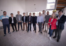 Kicillof recorrió los avances de obra de un nuevo jardín maternal